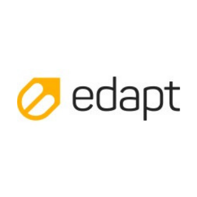 EduGrowth Victorian Global EdTech and Innovation Expo - Edapt logo in black text with yellow pencil icon