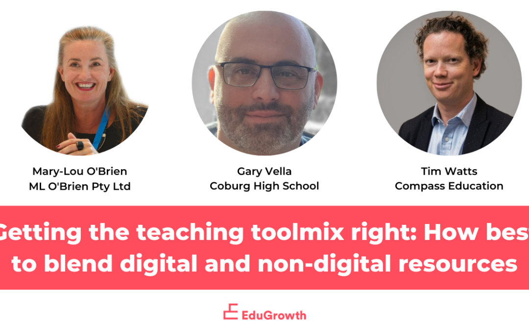 Getting the teaching toolmix right: How best to blend digital and non-digital resources to maximise student outcomes