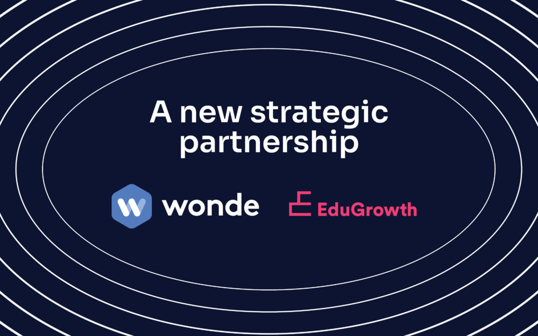EduGrowth welcome Wonde as a Strategic Partner
